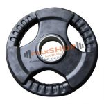 Crni Gumirani Uteg s Rukohvatom (1,25 - 20 kg) Standard dia 26,50mm Ploča