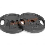 Metalni Crni Uteg s Rukohvatom 15 kg Standard dia 26,50mm Ploča