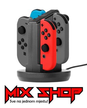 SNAKEBYTE Joy Con four charger Nintendo Switch Oled Lite punjač 4