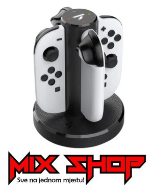 STEALTH Nintendo Switch 2 Joy Con Magnetic Quad Charger punjač