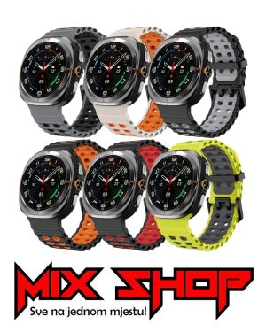 Silikonski remen za Samsung Galaxy Watch Ultra 47mm sat silikonski remen