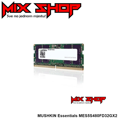 MUSHKIN Essentials 64GB 2x32GB DDR5 4800 MHz MES5S480FD32GX2 32gb - Slika 2
