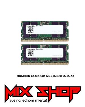 MUSHKIN Essentials 64GB 2x32GB DDR5 4800 MHz MES5S480FD32GX2 32gb