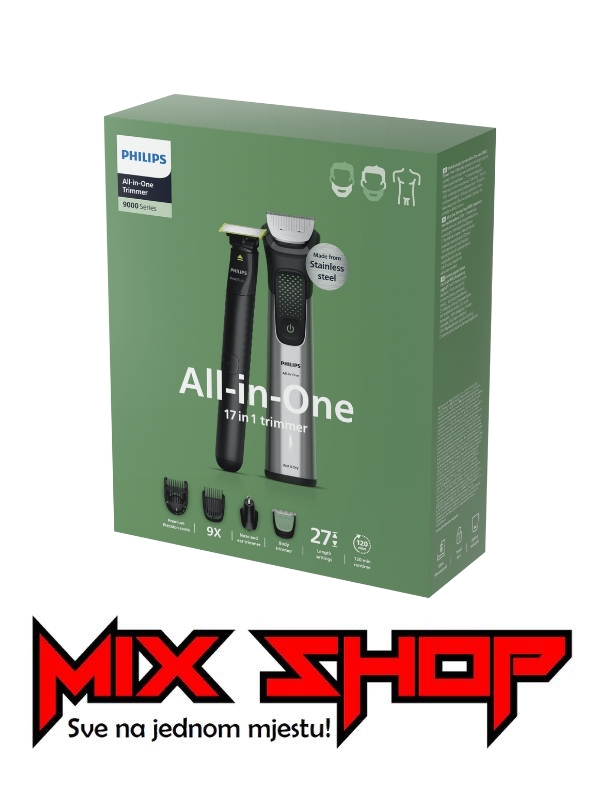 Philips 9000 All in One 17u1 za šišanje bradu tijelo kosu MG9535