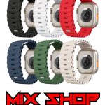 Silikonski remen za Apple Watch Series 7 8 9 10 Ultra 2 3 belt iWatch sat