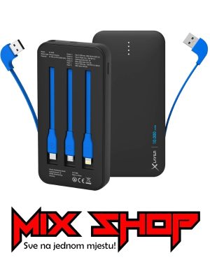 Xlayer All-in-One PowerBank prijenosni punjač 10000mAh Usb C 10000 mAh