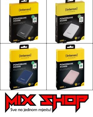 INTENSO PowerBank prijenosni punjač 5000mAh 5000 mAh XS5000 usb c